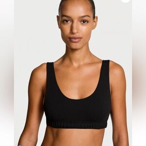 Cozi fleece bra black